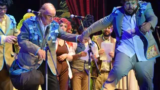 El Colorado, actor sorpresa en el concurso de carnaval.
