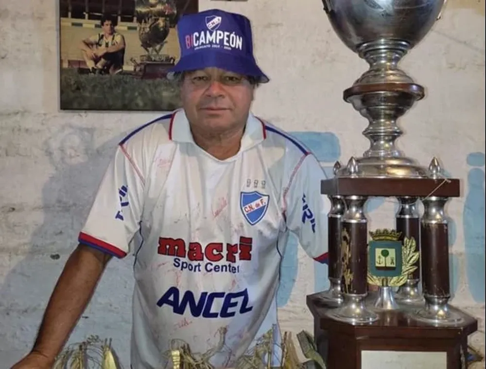 Jesús Noel Alzugaray en la actualidad, ataviado con los colores de Nacional