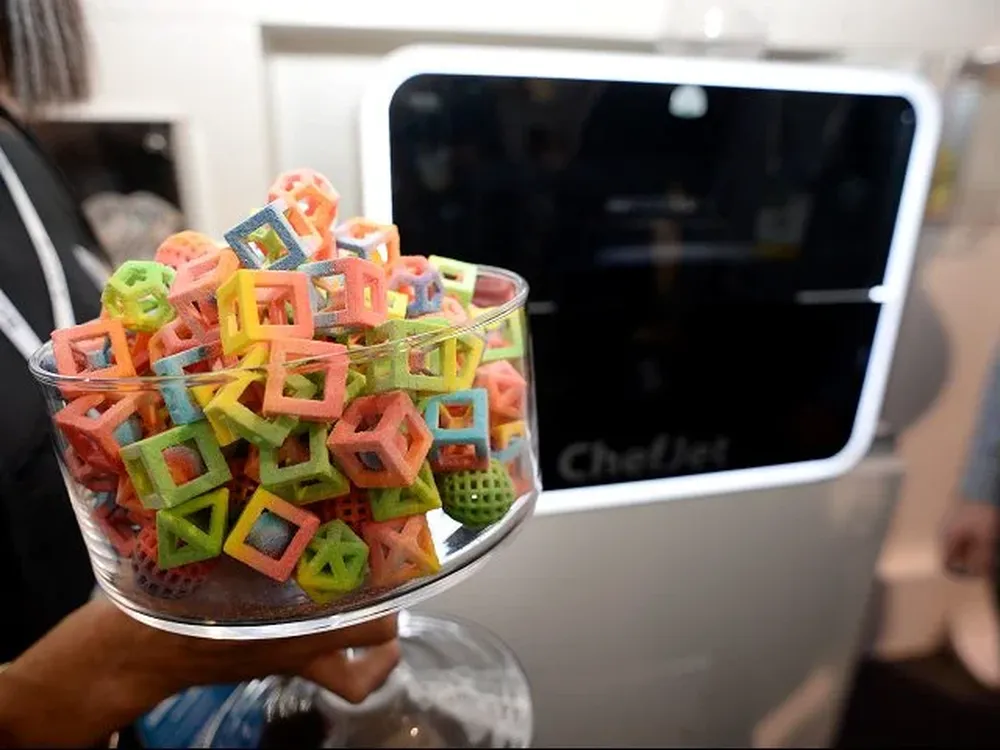 Caramelos hechos por Chef Jet Pro (esta en el fondo)