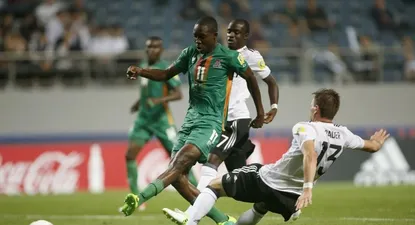 Zambia le ganó a Alemania un partido electrizante