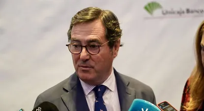 El presidente de la Confederación Española de Organizaciones Empresariales (CEOE), Antonio Garamendi.