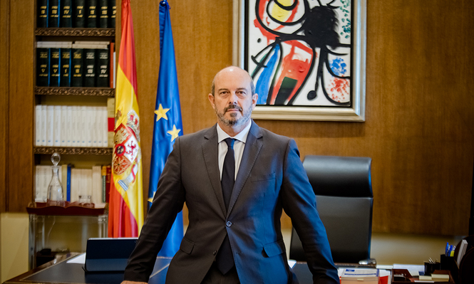 El presidente del Senado español, Pedro Rollán.