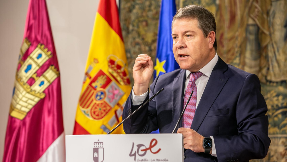 Emiliano García-Page, presidente de Castilla-La Mancha.