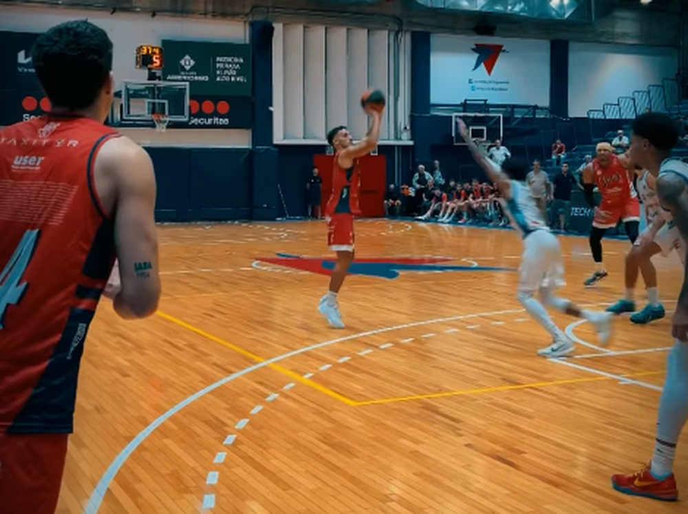 Imagen del partido entre Biguá y Goes