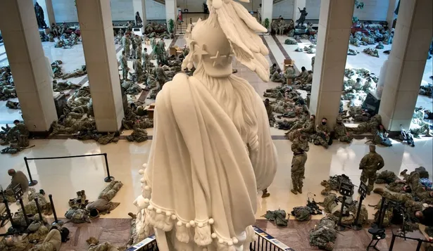 Blindado metro a metro el Capitolio para la asunción de Biden: galería de imágenes