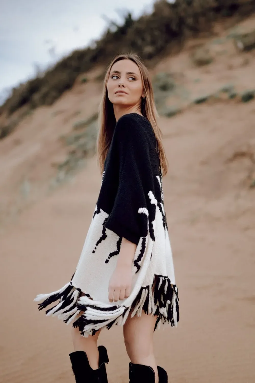 Desde hace tres temporadas Cardan Cabos vende, en La Barra, sus prendas de lana merino