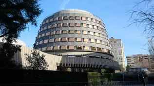 Vista de la fachada del Tribunal Constitucional.