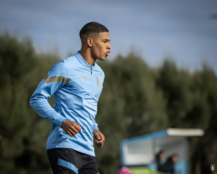 Santiago Mouriño en la selección uruguaya