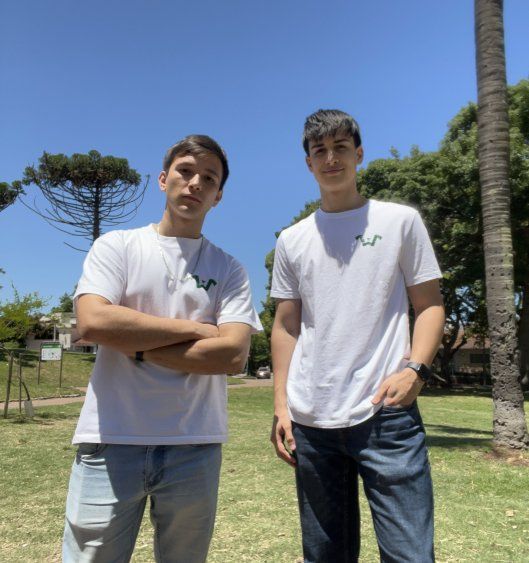 Andrés Viera y Lucas Tejería, creadores de&nbsp;Walkito﻿