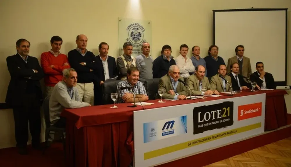 El remate se presentó en la Cámara Mercantil de Productos del País