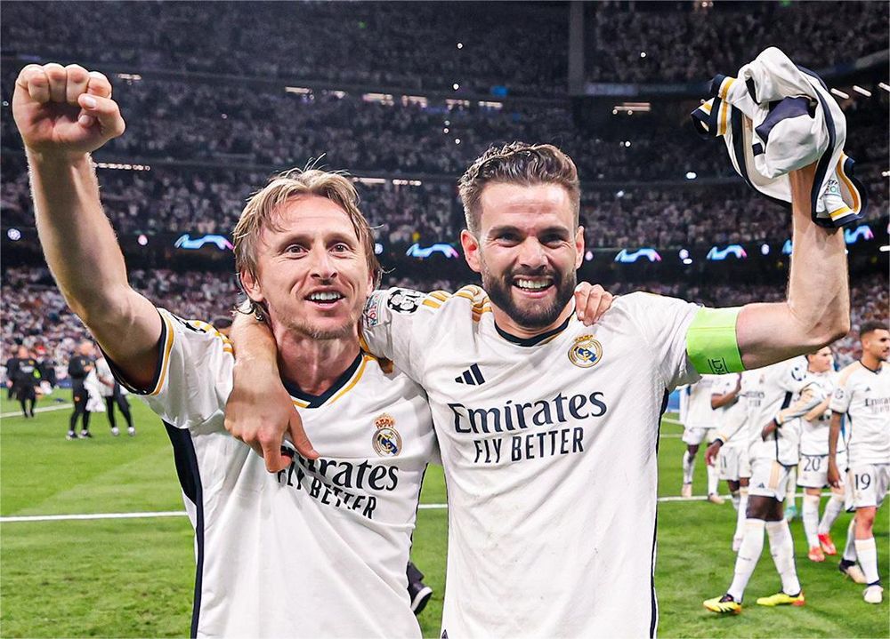 Luka Modric y Nacho se despiden a lo grande.