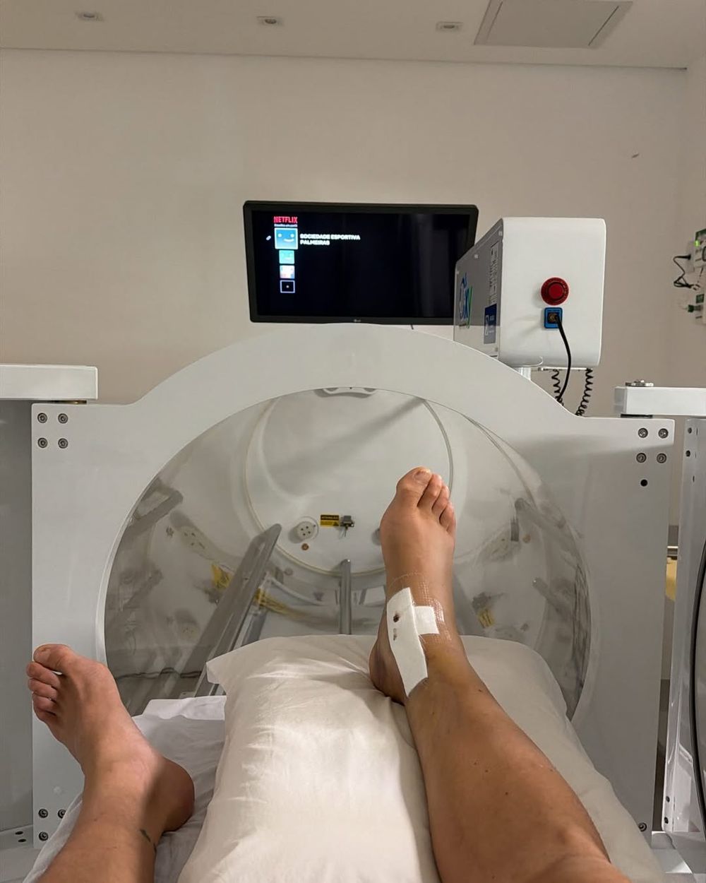 Joaquín Piquerez mostró cómo entrena en su recuperación