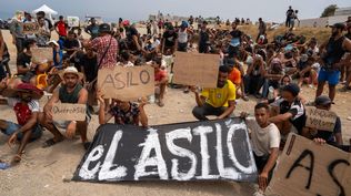 Ceuta, poco después de la llegada masiva de inmigrantes marroquíes.&nbsp;