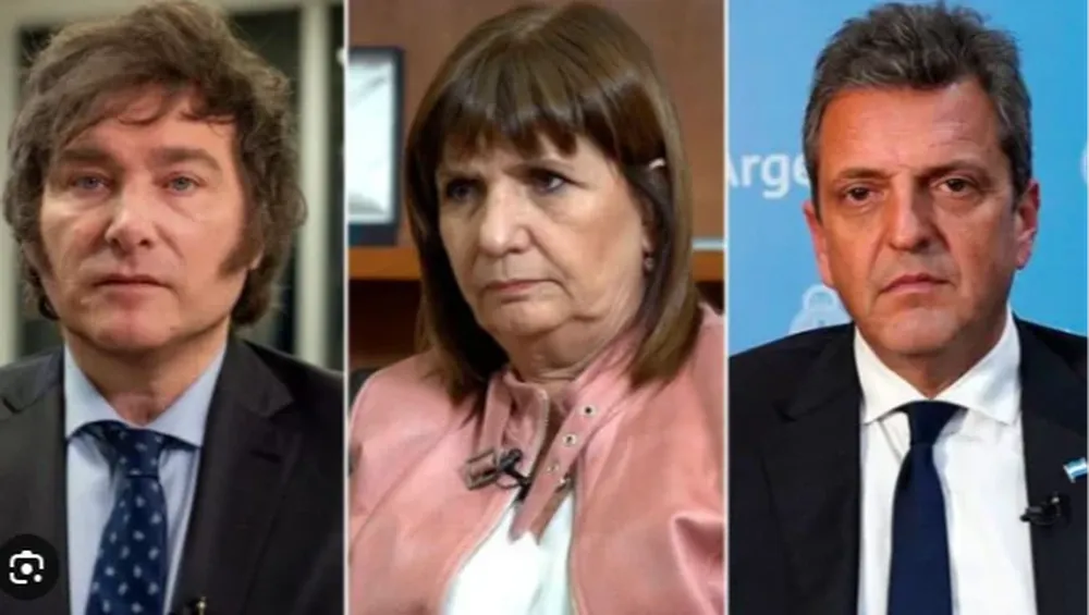 Los tres candidatos con más chances para los comicios de octubre