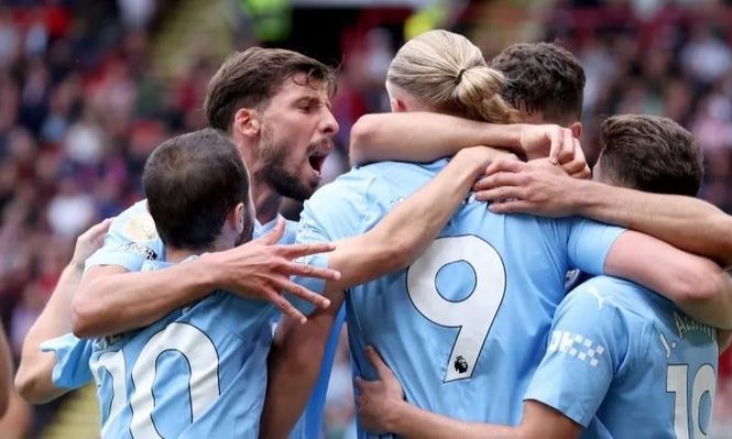 Con Julián Álvarez de titular y un agónico final, el Manchester City le ganó al Sheffield United por la Premier League