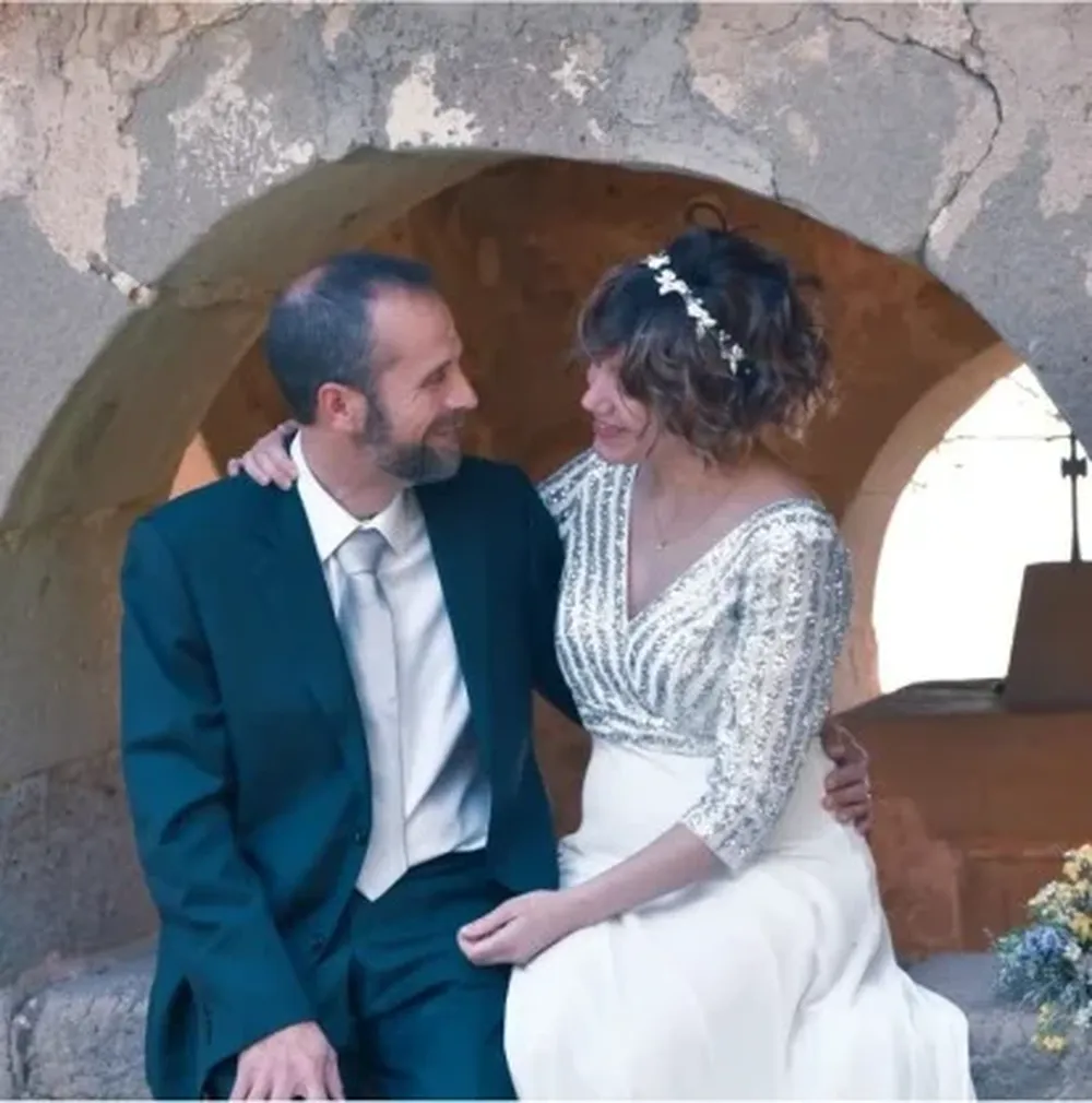 El ex Obispo de Solsona y su esposa