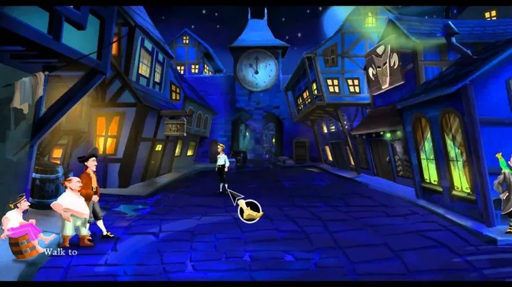 Escena de The Secreto of Monkey Island remasterizado