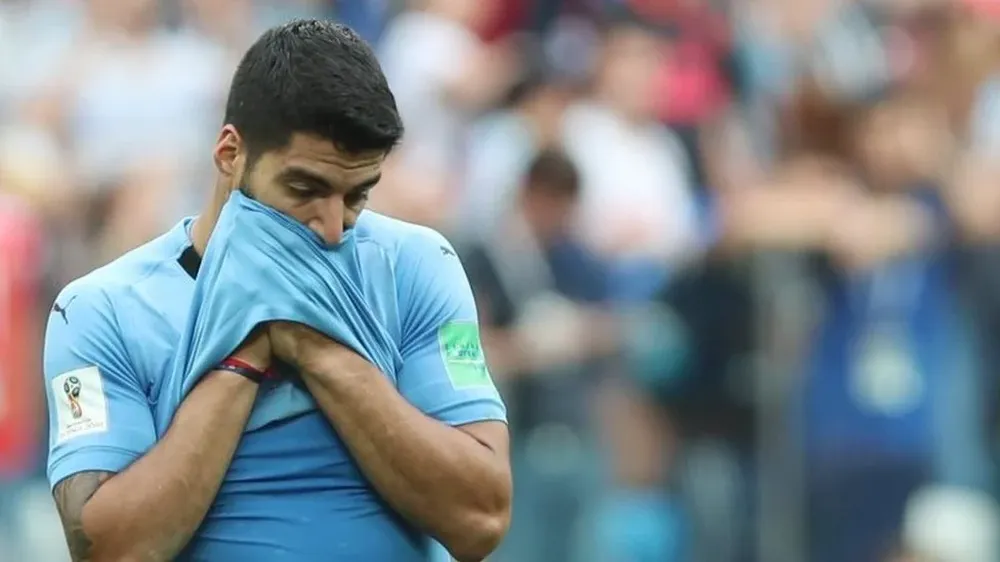 Ni Luis Suárez (foto) con Uruguay, ni tampoco Neymar Jr. con Brasil, pudieron llevar al fútbol sudamericano a semifinales de Rusia 2018.