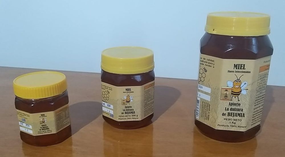 Miel fraccionada para abastecer al mercado interno.