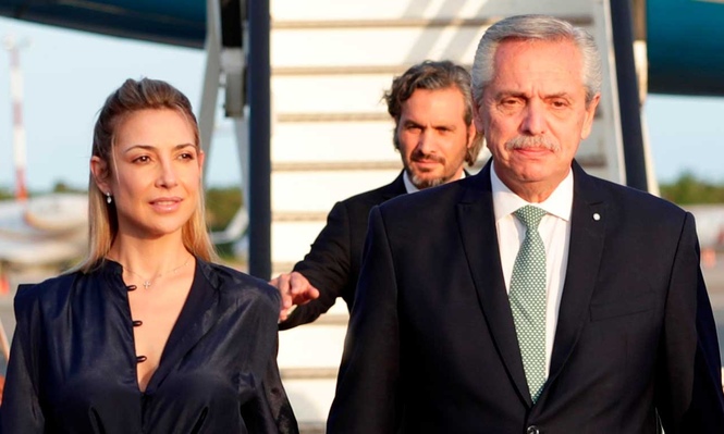 Fabiola Yañez y Alberto Fernández