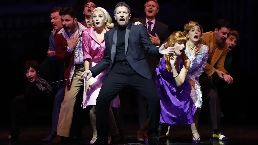Antonio Banderas presentá su nuevo musical en Málaga.
