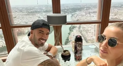 Luis Suárez y Sofía Balbi