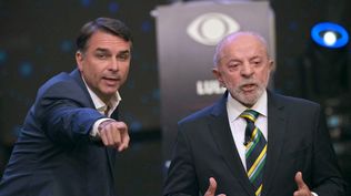 El debate entre Lula da Silva y Flávio Bolsonaro&nbsp;