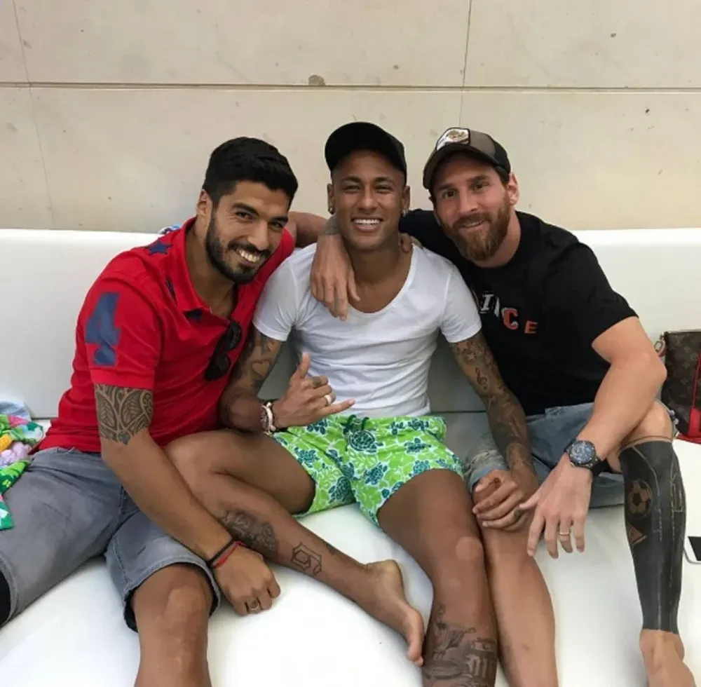 Suárez, Neymar y Messi