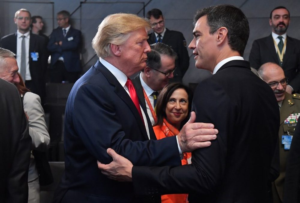 Donald Trump y Pedro Sánchez