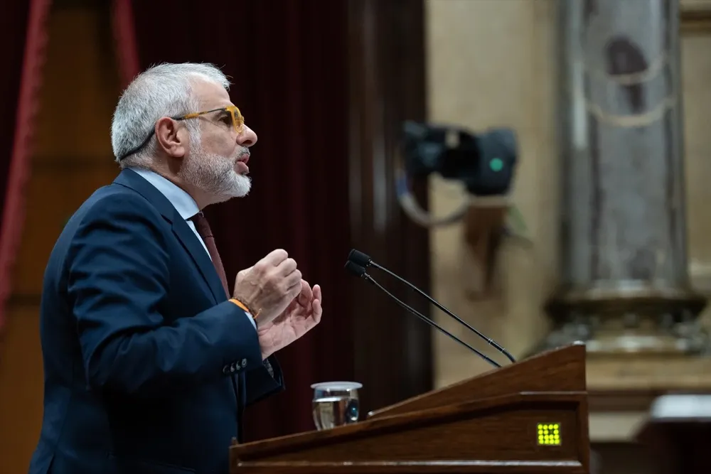 El presidente de Cs en el Parlament, Carlos Carrizosa.
