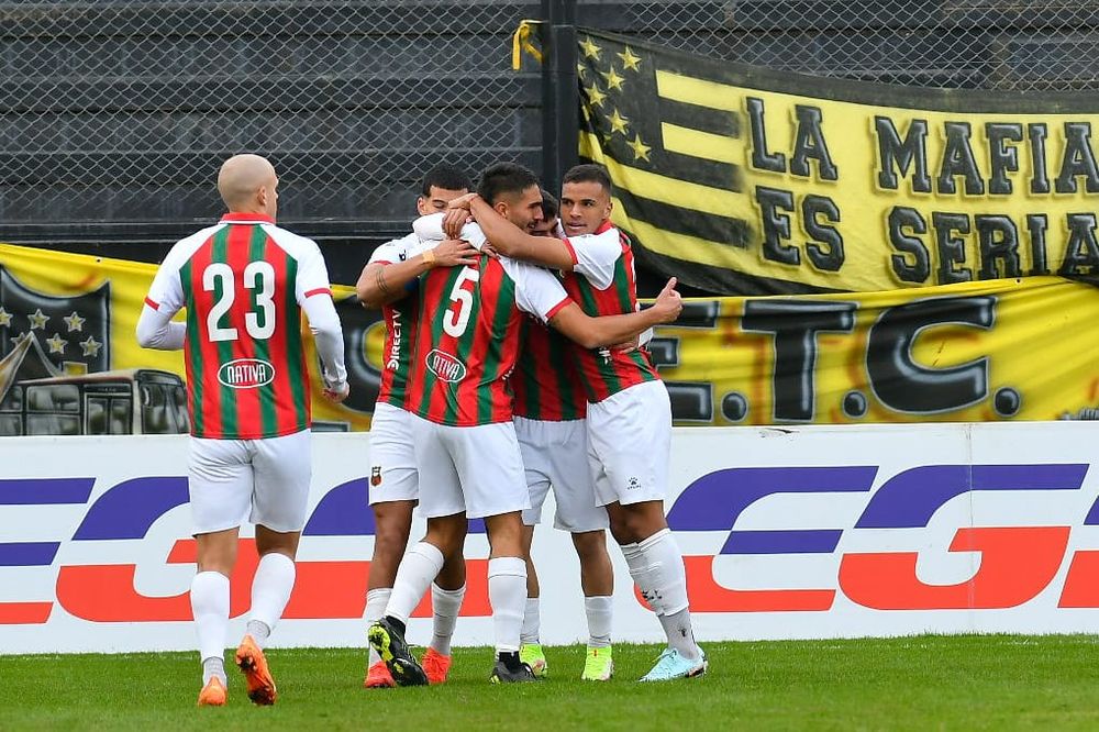 Festejo de Deportivo Maldonado Festejo de Deportivo Maldonado