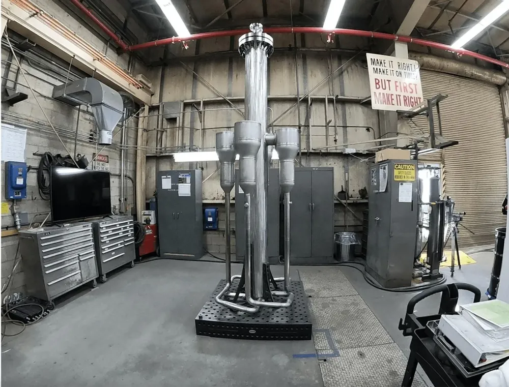 Prototipo del microrreactor MARVEL desarrollado en el Laboratorio Nacional de Idaho, en los Estados Unidos.