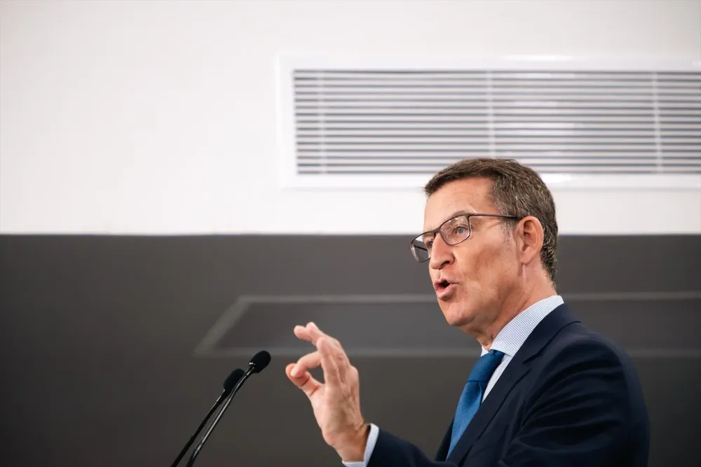 El líder del PP, Alberto Núñez Feijóo.