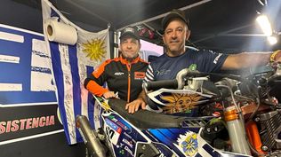 Álvaro Cóppola en el Dakar 2025 junto a Laurent Lazard