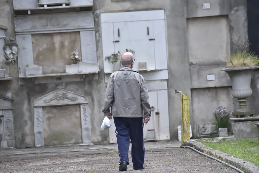 Día de los muertos en el Cementerio Central. (Archivo)