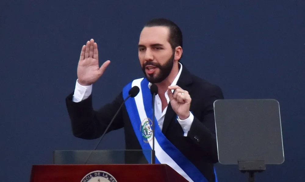 El presidente de El Salvador, Nayib Bukele