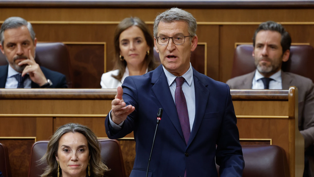 El líder del PP, Alberto Núñez Feijóo.
