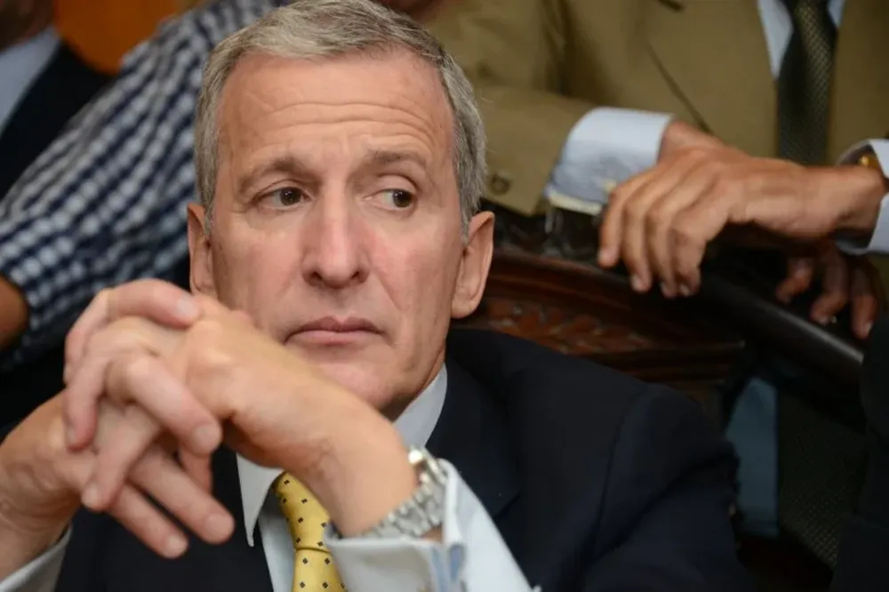 El presidente de Peñarol, Juan Pedro Damiani