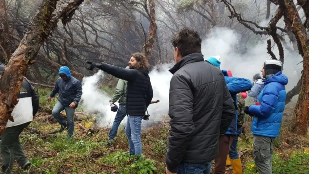 El uruguayo Oliver Garland filmó su documental en Chimborazo.