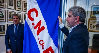 Alejandro Balbi y Pablo Durán en el homenaje a José Fuentes