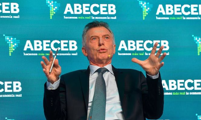 Mauricio Macri en el Foro Abeceb: Hay una Argentina corporativa mafiosa que está luchando por sobrevivir