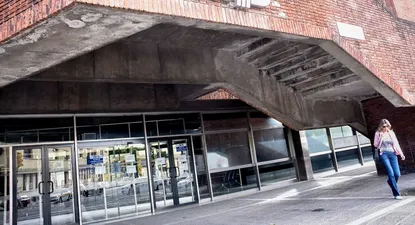 Fachada del Banco de Previsión Social