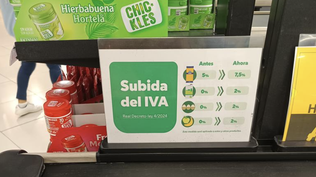 El polémico cartel en las cajas de Mercadona