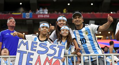 Hinchas de Argentina