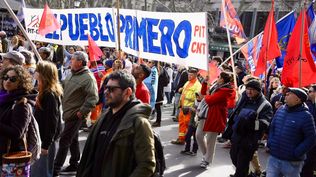 Paro general parcial del PIT-CNT genera cortes de tránsito y desvíos en 18 de Julio