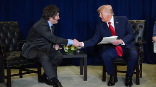 El apoyo de Donald Trump a Javier Milei generó un repunte en su imagen digital