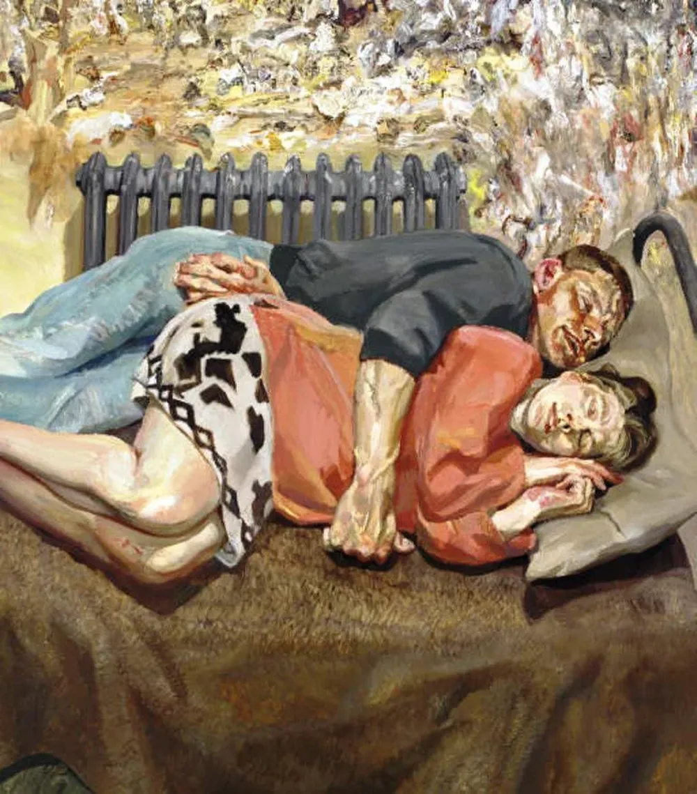 La obra Ib and Her Husband, de Lucian Freud