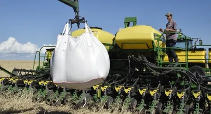 Agricultura en Uruguay: labores de siembra.
