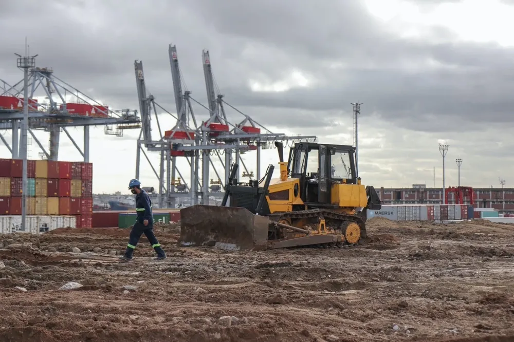 Comienzo de las obras en el Puerto de Montevideo