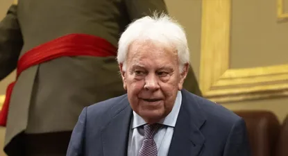Archivo.- El ex presidente del Gobierno, Felipe González, durante el acto de jura de la Constitución ante las Cortes Generales, en el Congreso de los Diputados, a 31 de octubre de 2023, en Madrid.